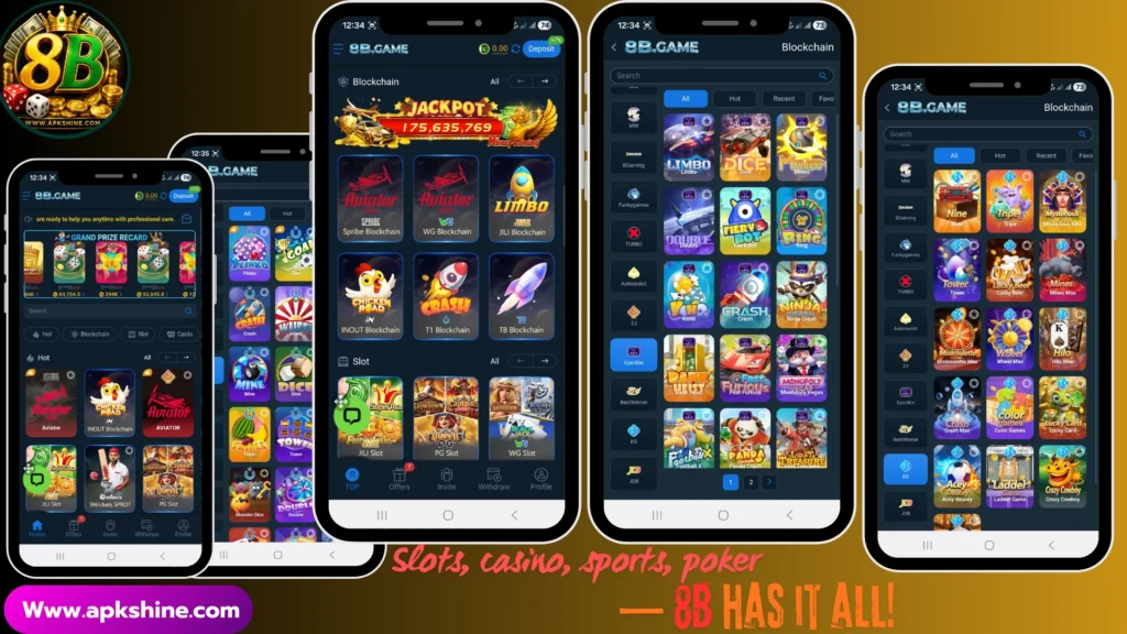 8B Game Library